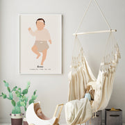 Affiche Bébé Taille Réelle de Naissance - Bloomy Baby