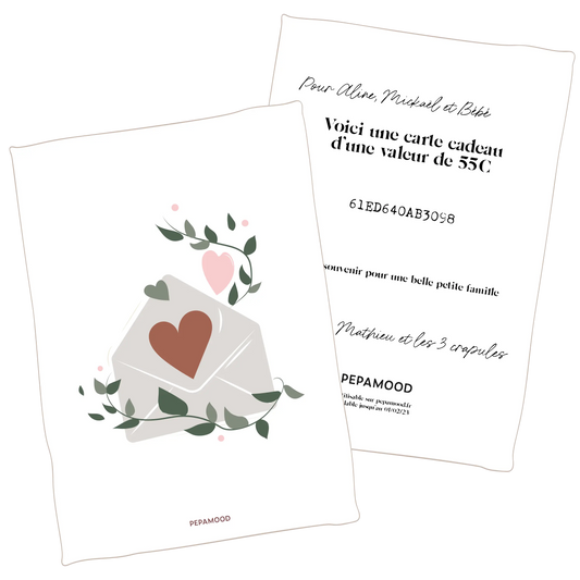 Carte Cadeau Pepamood